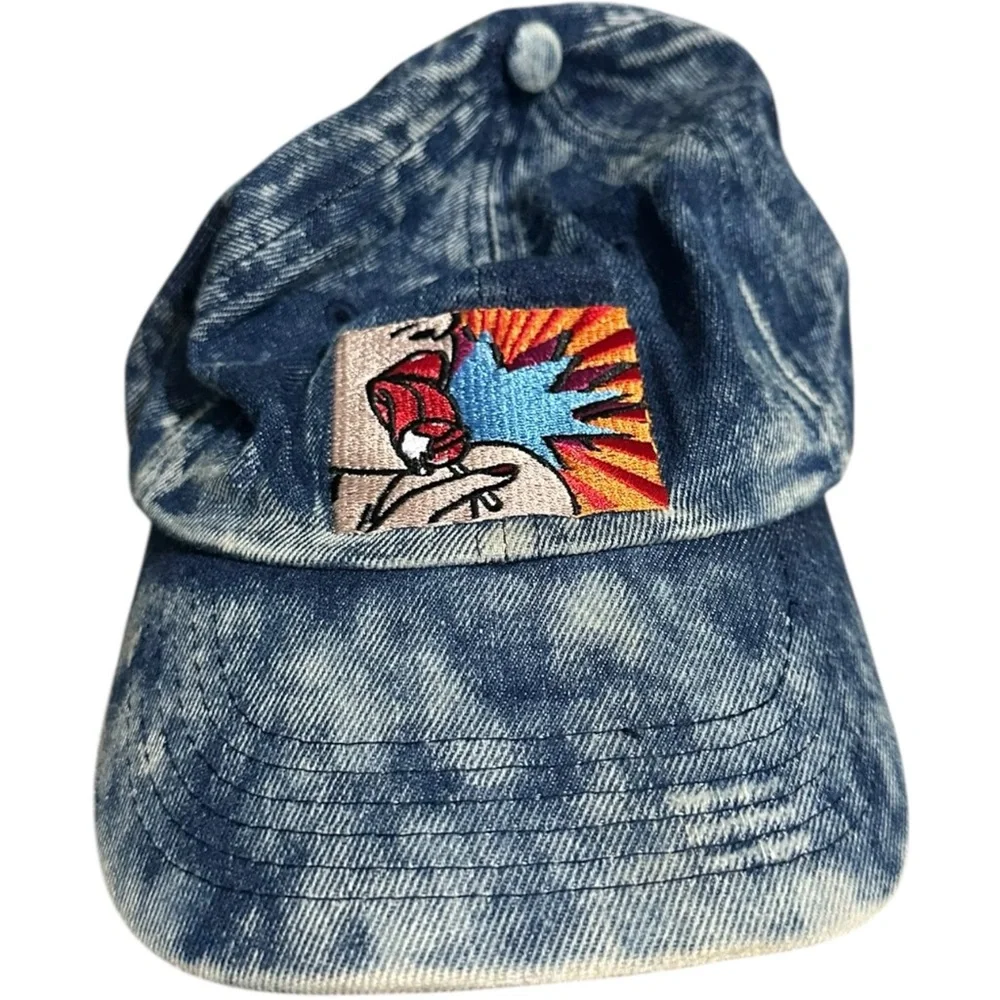 Black Keys Tie Dye Pokry Hat Blue Denim One Size